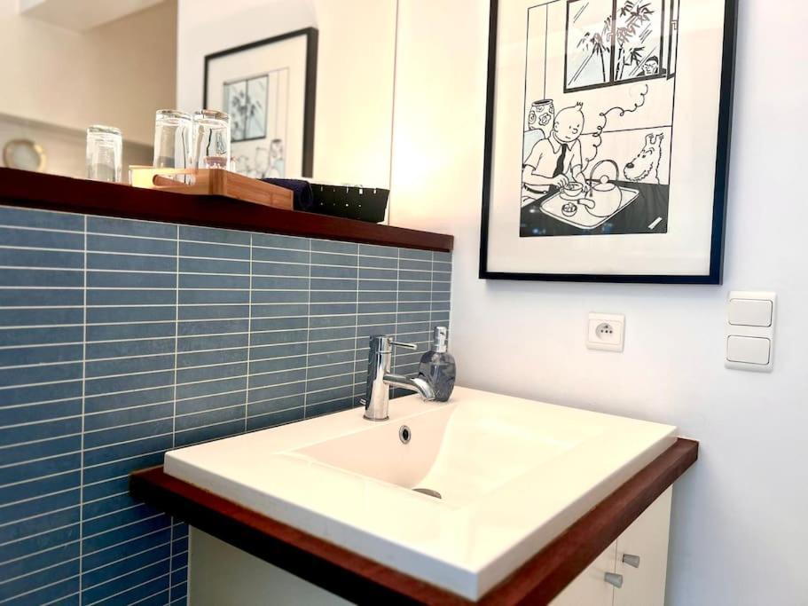Down Town Spacious Duplex With Private Parking & Game Room Brüksel Dış mekan fotoğraf